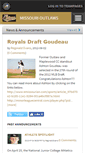 Mobile Screenshot of outlawsbaseball.teampages.com