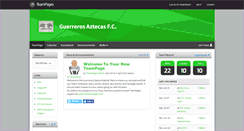 Desktop Screenshot of guerreros.teampages.com