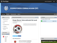 Tablet Screenshot of cobras2000.teampages.com