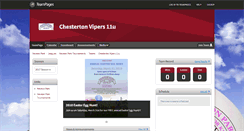 Desktop Screenshot of chestertonvipers11u.teampages.com