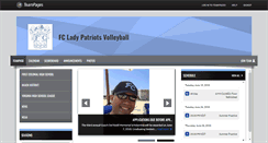 Desktop Screenshot of fcladypatriotsvb.teampages.com
