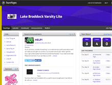 Tablet Screenshot of lbvarsitylite.teampages.com