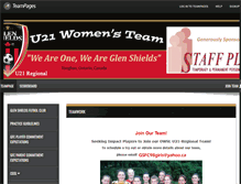 Tablet Screenshot of gssc98girls.teampages.com