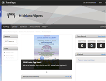 Tablet Screenshot of michianavipers12u.teampages.com