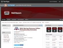 Tablet Screenshot of hellrazors.teampages.com