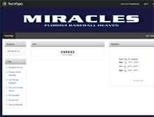 Tablet Screenshot of miracles.teampages.com