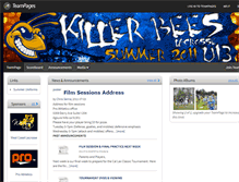 Tablet Screenshot of killerbeeslacrosse.teampages.com