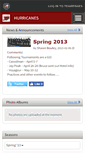 Mobile Screenshot of 5degreeshurricanes.teampages.com