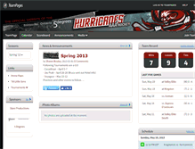 Tablet Screenshot of 5degreeshurricanes.teampages.com