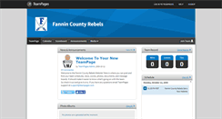 Desktop Screenshot of fanninrebels.teampages.com