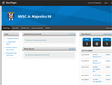 Tablet Screenshot of jrmajestics98.teampages.com