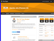 Tablet Screenshot of kanatajets.teampages.com