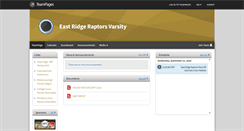 Desktop Screenshot of eastridgeraptorsvarsity.teampages.com