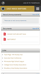 Mobile Screenshot of eastridgeraptorsvarsity.teampages.com