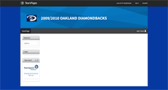 Desktop Screenshot of oaklanddiamondbacks.teampages.com