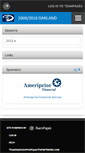 Mobile Screenshot of oaklanddiamondbacks.teampages.com