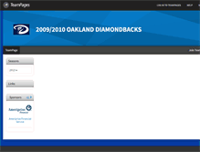 Tablet Screenshot of oaklanddiamondbacks.teampages.com