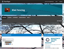 Tablet Screenshot of kiwifencing.teampages.com