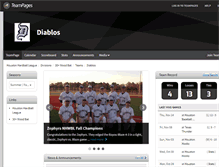 Tablet Screenshot of houstondiablos.teampages.com