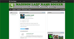 Desktop Screenshot of ladyramssoccer.teampages.com