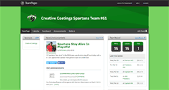 Desktop Screenshot of creativecoatingsspartans.teampages.com