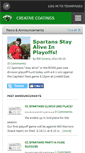 Mobile Screenshot of creativecoatingsspartans.teampages.com