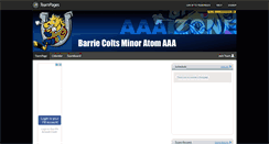 Desktop Screenshot of 2001barriecoltsaaa.teampages.com
