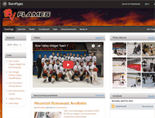 Tablet Screenshot of bowvalleyflames.teampages.com