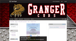 Desktop Screenshot of grangercubs10.teampages.com