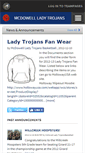 Mobile Screenshot of ladytrojansbasketball.teampages.com