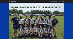 Desktop Screenshot of parkvillethunder.teampages.com