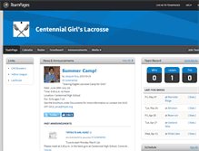 Tablet Screenshot of chslax.teampages.com