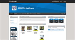 Desktop Screenshot of bmsc94gladiators.teampages.com