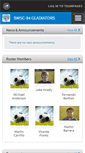 Mobile Screenshot of bmsc94gladiators.teampages.com