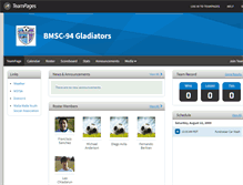 Tablet Screenshot of bmsc94gladiators.teampages.com