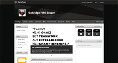Desktop Screenshot of oakridgefire.teampages.com