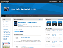 Tablet Screenshot of colonialcc.teampages.com