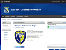Tablet Screenshot of flames9899yellow.teampages.com