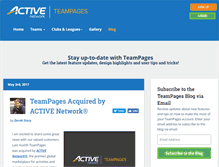 Tablet Screenshot of blog.teampages.com