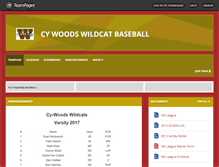 Tablet Screenshot of cwbb.teampages.com