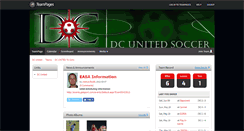 Desktop Screenshot of dcunited01girls.teampages.com