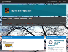 Tablet Screenshot of burkichiropractic.teampages.com