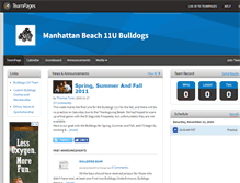 Tablet Screenshot of mbbulldogs2.teampages.com