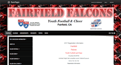 Desktop Screenshot of fairfieldfalcons.teampages.com