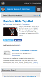 Mobile Screenshot of barrieroyalsmajoratomgirls.teampages.com