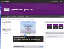 Tablet Screenshot of manchestersquires12u.teampages.com