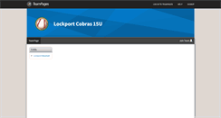Desktop Screenshot of lockportcobras15.teampages.com