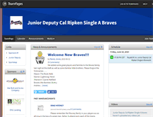 Tablet Screenshot of juniordeputybraves.teampages.com