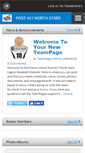 Mobile Screenshot of post417northstars.teampages.com