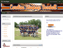 Tablet Screenshot of carolinastingrays.teampages.com
